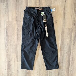 5.11 Tactical TacLite Pro Pants 32x30 Black Ripstop Cargo Relaxed NWT